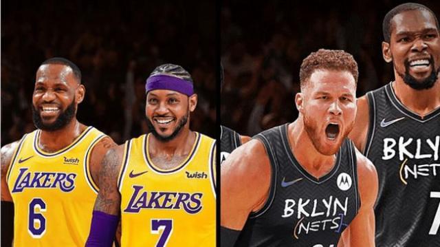 各队全明星统计 湖人篮网独一档 利拉德一人一城